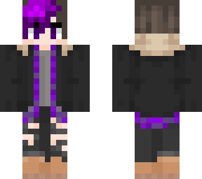 purple haired boi