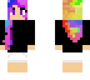 rainbow girl