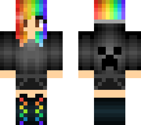rainbow short hair