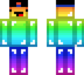 rainbow skeppy with hat