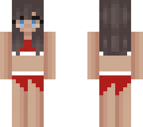 smokey red swimsuit