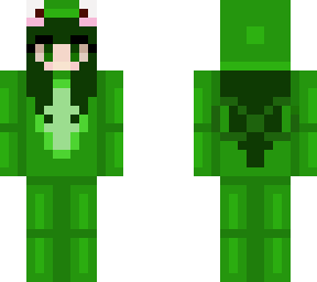 tsuyu in a onesie