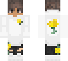 yellow flower - boy