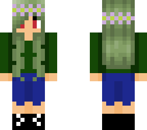 3d forest girl