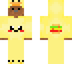 bear with duck onesie