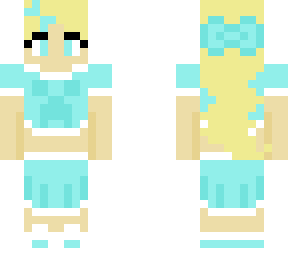 blue cheerleader