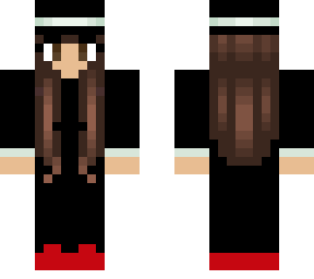 business suit - black edit - female - fedora