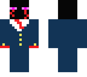 businessman evil ( enderman) with blood dripping from eyes(you can always edit)