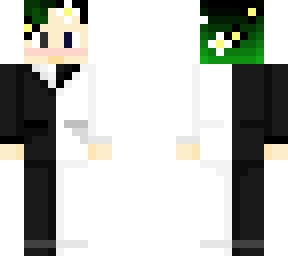 duel suit w/ flower crown