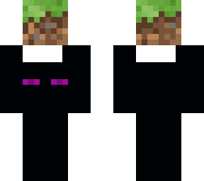 endermen with grass