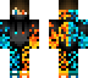 fire and water boy skin