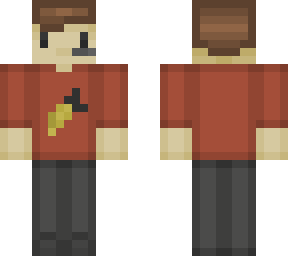 i made this minimalistic minecraft skin and i think it turned out really great