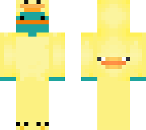 perry in duckie onesie