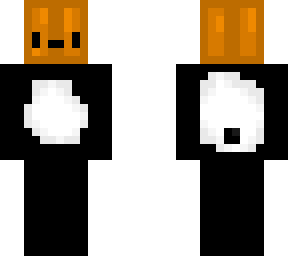 pumpkin head panda