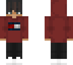 red hoodie boy skin from planetminecraft