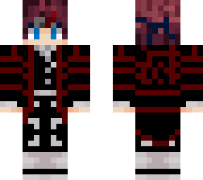 red kimono pattern