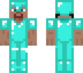 steve in diamond armor