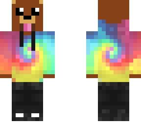 tie dye colour bear