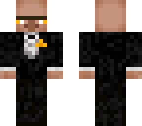 villager in a tux