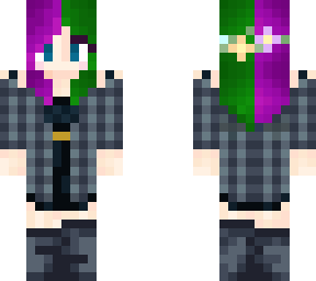 :) pink + green