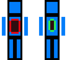 black white o green blue