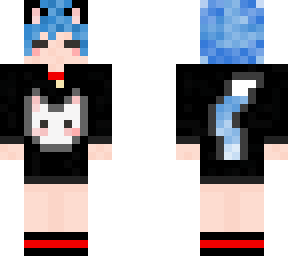 blue hair cat