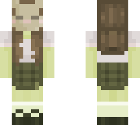 elf girl but... bunny mask?