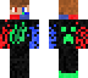 fire + water + creeper + fire merch