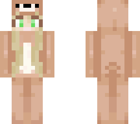 girl in bear costume