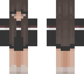 girl with stripe sweater