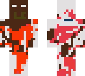 if hairy herobrine got stains with ketchup.