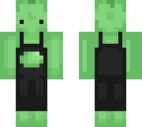 lime person w/black lime apron
