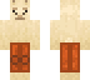 llama con pantalones