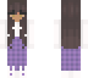 purple outfit bunny shoes skin