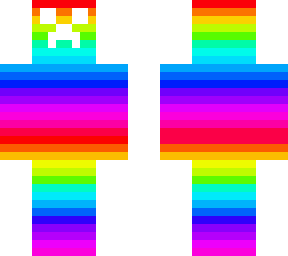 rainbow boii but white eys