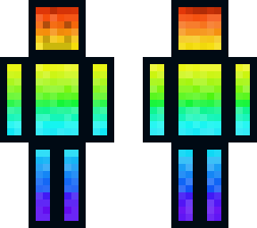 rainbow cube faded