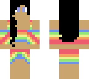 rainbow girl
