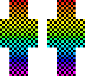 rainbow tryphophobia skin