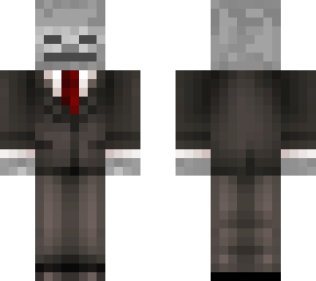 skeleton in suit