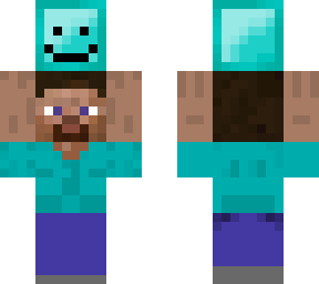 steve with living dimond block