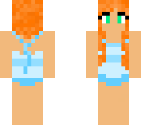 swimsuit girl red hair