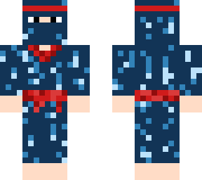 weird blue ninja