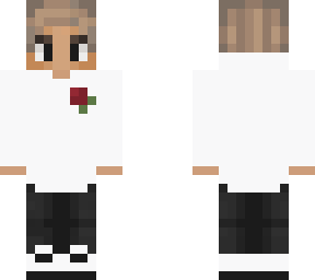 white rose hoodie