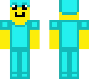 yellow boi with diamond armor