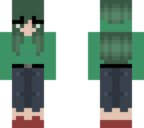*_+girl izuku midoriya in a hoodie*_+