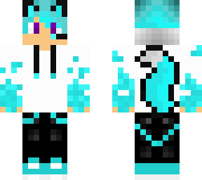 blue fire man