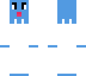 blue ghost from pac man