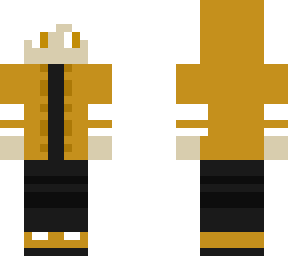 boy orange hood white hair 8