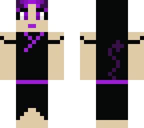 contest entry devil girl purple w/ horns +tail