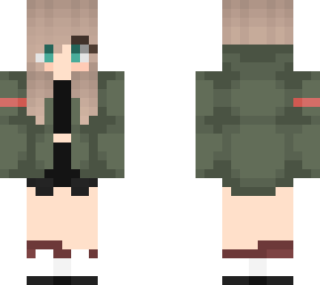 cool girly // soldier jacket